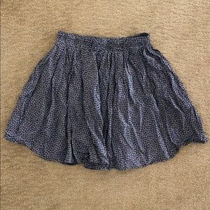 Brandy Melville Mini Flower Skirt- Black, Grey